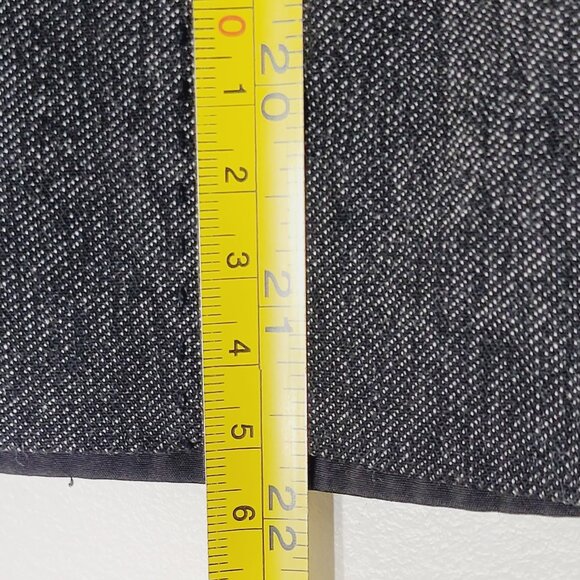 le chateau Black White Zipper Back Plated Pencil Business Casual Skirt Size 1/2 - Picture 9 of 11